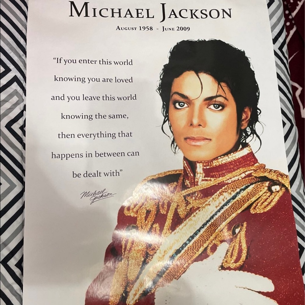 Michael jackson poster